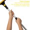 Gardenised Aluminum Snow Brush & Ice Scraper Non-Slip Foam Grip Winter Car Tool with Scratch-Free Bristles for Cars, SUVs & Trucks